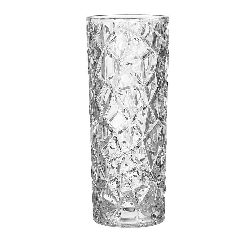 SOGA 30cm Sleek Clear Glass Vase Elegant Wide Crystal Design for Modern Home Décor $ 57.90