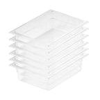 SOGA 100mm Clear Gastronorm GN Pan 1/2 Food Tray Storage Bundle of 6 $ 195.90
