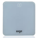 SOGA 180kg Digital Fitness Weight Bathroom Gym Body Glass LCD Electronic Scales White $ 33.50