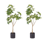SOGA 2X 120cm Artificial Natural Green Schefflera Dwarf Umbrella Tree Fake Tropical Indoor Plant Home Office Decor $ 193.90