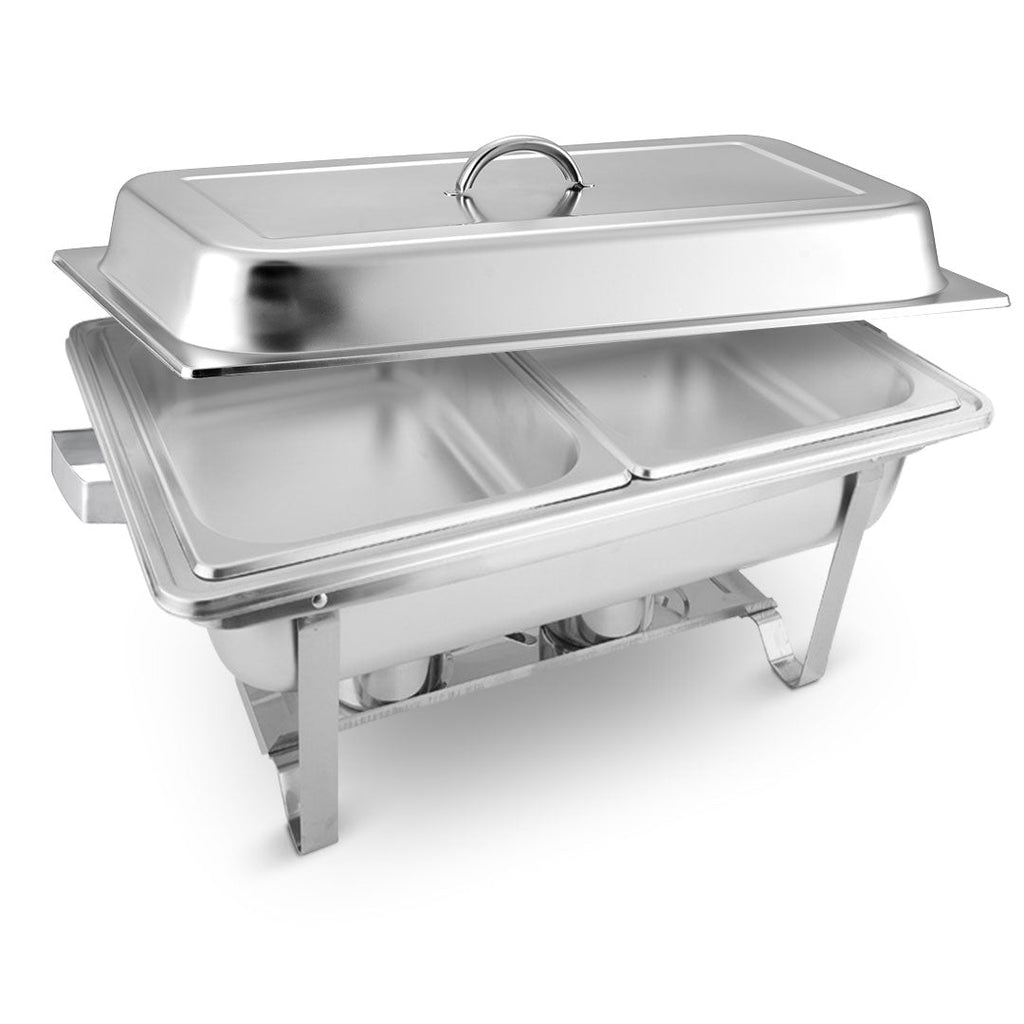 SOGA 4.5L Dual Tray Stainless Steel Chafing Food Warmer Catering Dish $ 166.90