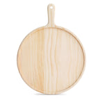 SOGA 12 inch Round Premium Wooden Pine Food Serving Tray Charcuterie Board Paddle Home Decor $ 27.90