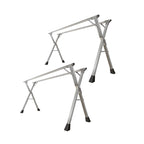 SOGA 2X 1.6m Portable Standing Clothes Drying Rack Foldable Space-Saving Laundry Holder Indoor Outdoor $ 205.50