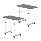 SOGA 2X 40x80cm Gray Bedside Table Movable Bedroom Desk Student Computer Table $ 144.50