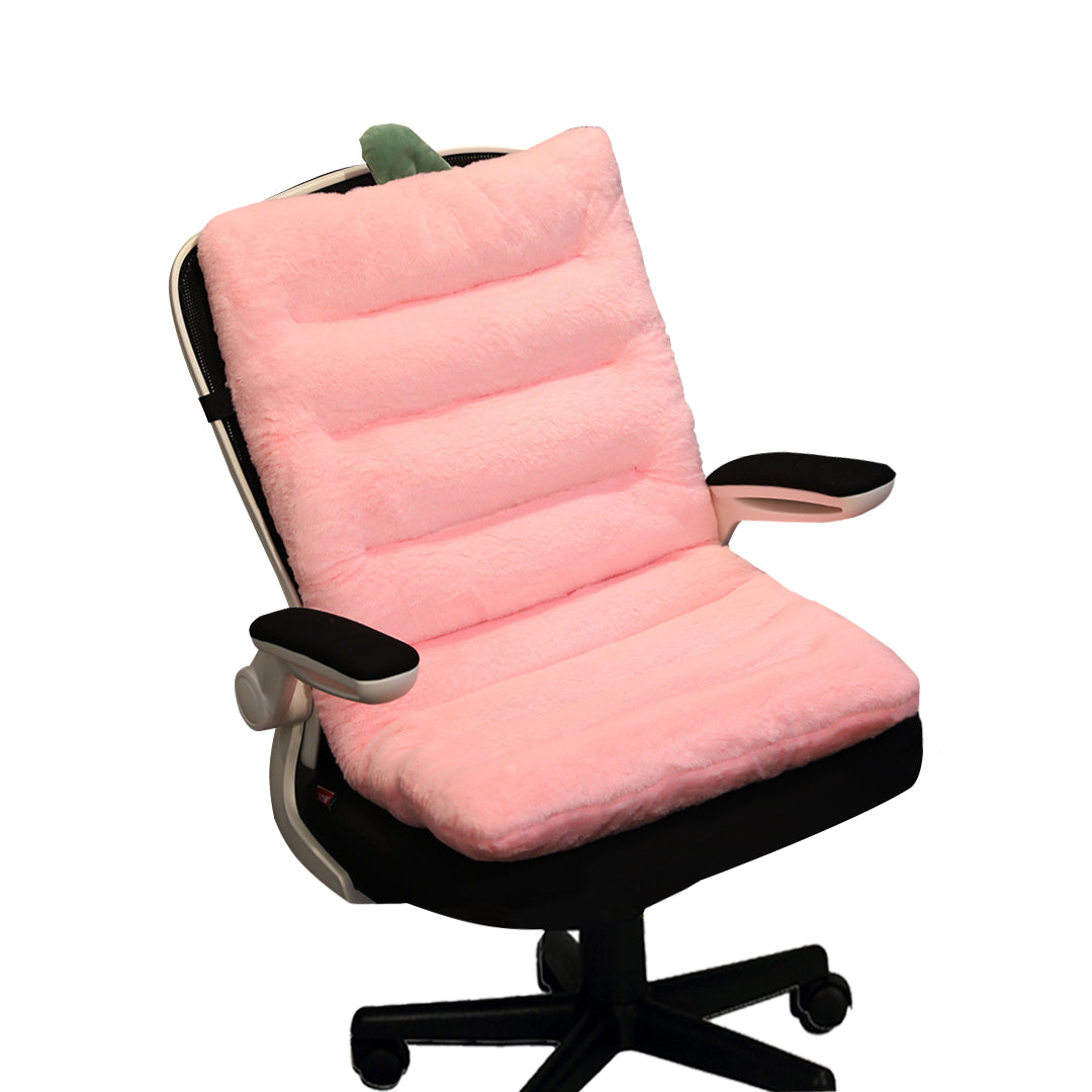 SOGA Pink One Piece Strawberry Cushion Office Sedentary Butt Mat Back Waist Chair Support Home Decor $ 51.50