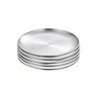 SOGA 20cm Premium Silver Grilling Plate Durable Heat Resistant Perfect for BBQs and Outdoor Cooking Kitchen Essential $ 37.90
