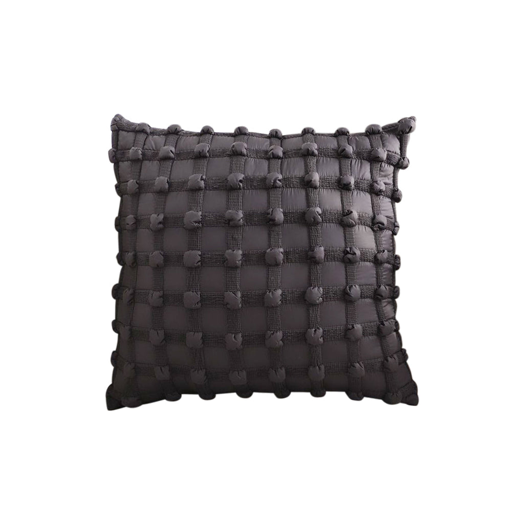 SOGA 45cm Black Medievalc style Puff Rivet Square Product Throw Pillow $ 55.50