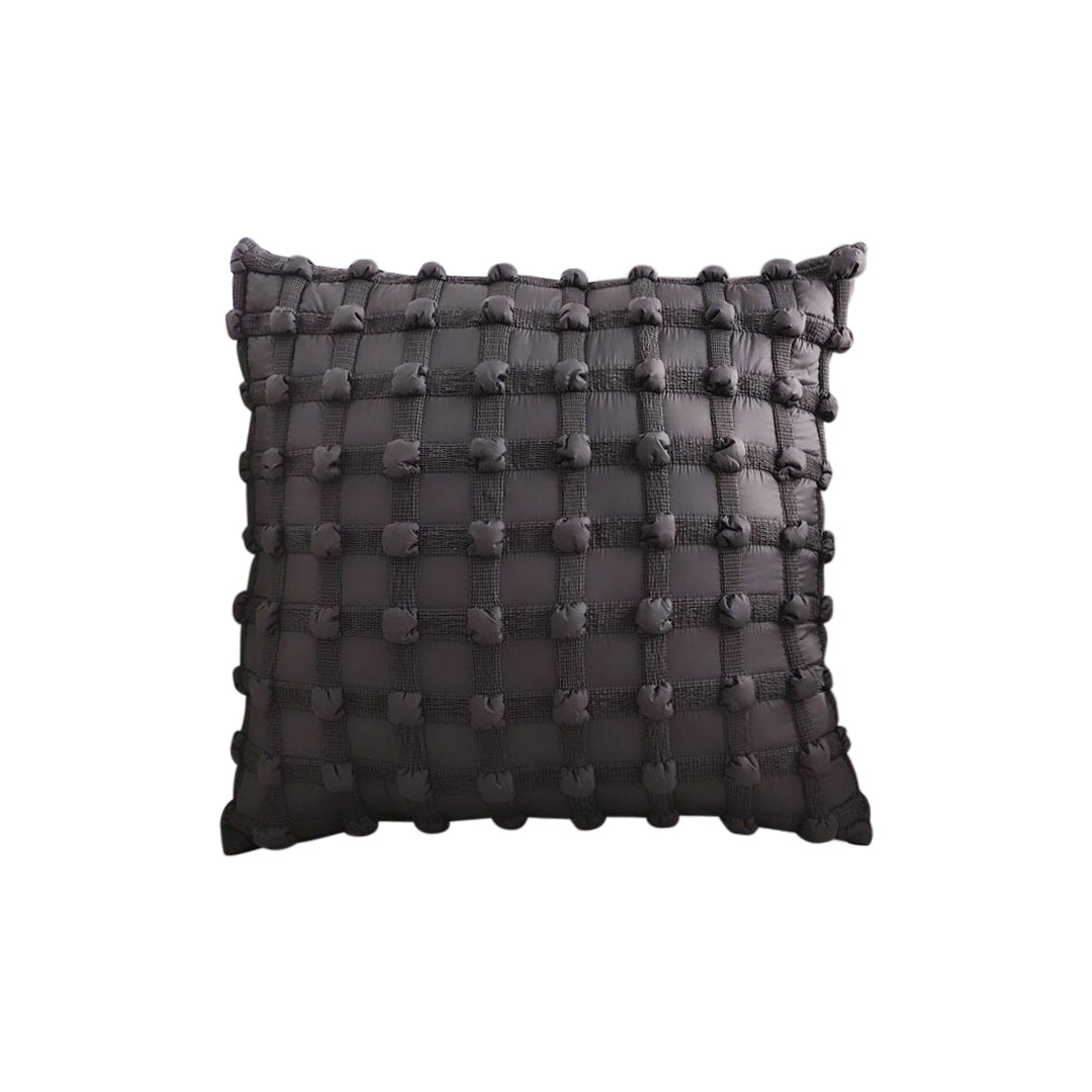 SOGA 45cm Black Medievalc style Puff Rivet Square Product Throw Pillow $ 55.50