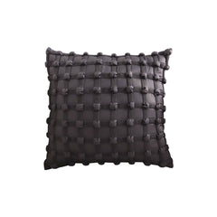 SOGA 45cm Black Medievalc style Puff Rivet Square Product Throw Pillow