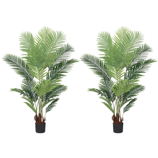 SOGA 2X 165cm Artificial Swallowtail Sunflower Fake Decoration Tree Flower Pot Plant $ 323.50