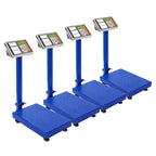 SOGA 4X 150kg Electronic Digital Platform Scale Computing Shop Postal Weight Blue $ 422.50