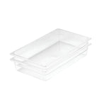SOGA 100mm Clear Gastronorm GN Pan 1/1 Food Tray Storage Bundle of 2 $ 90.50