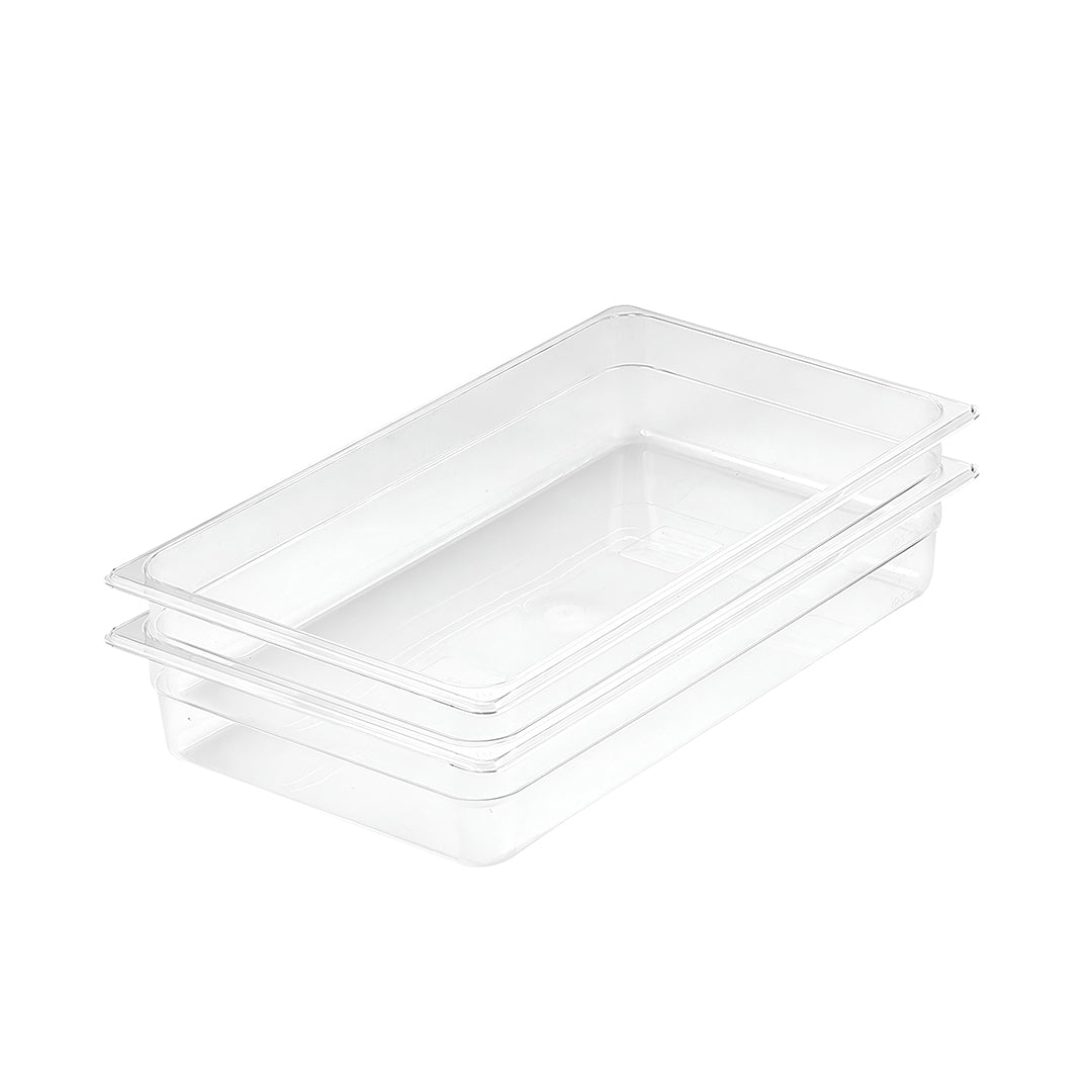 SOGA 100mm Clear Gastronorm GN Pan 1/1 Food Tray Storage Bundle of 2 $ 90.50
