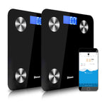 SOGA 2X Wireless Bluetooth Digital Body Fat Scale Bathroom Health Analyser Weight Black $ 107.90
