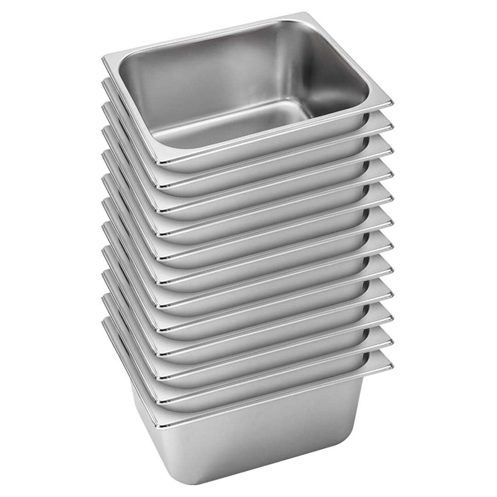 SOGA 12X Gastronorm GN Pan Full Size 1/2 GN Pan 15cm Deep Stainless Steel Tray $ 322.50
