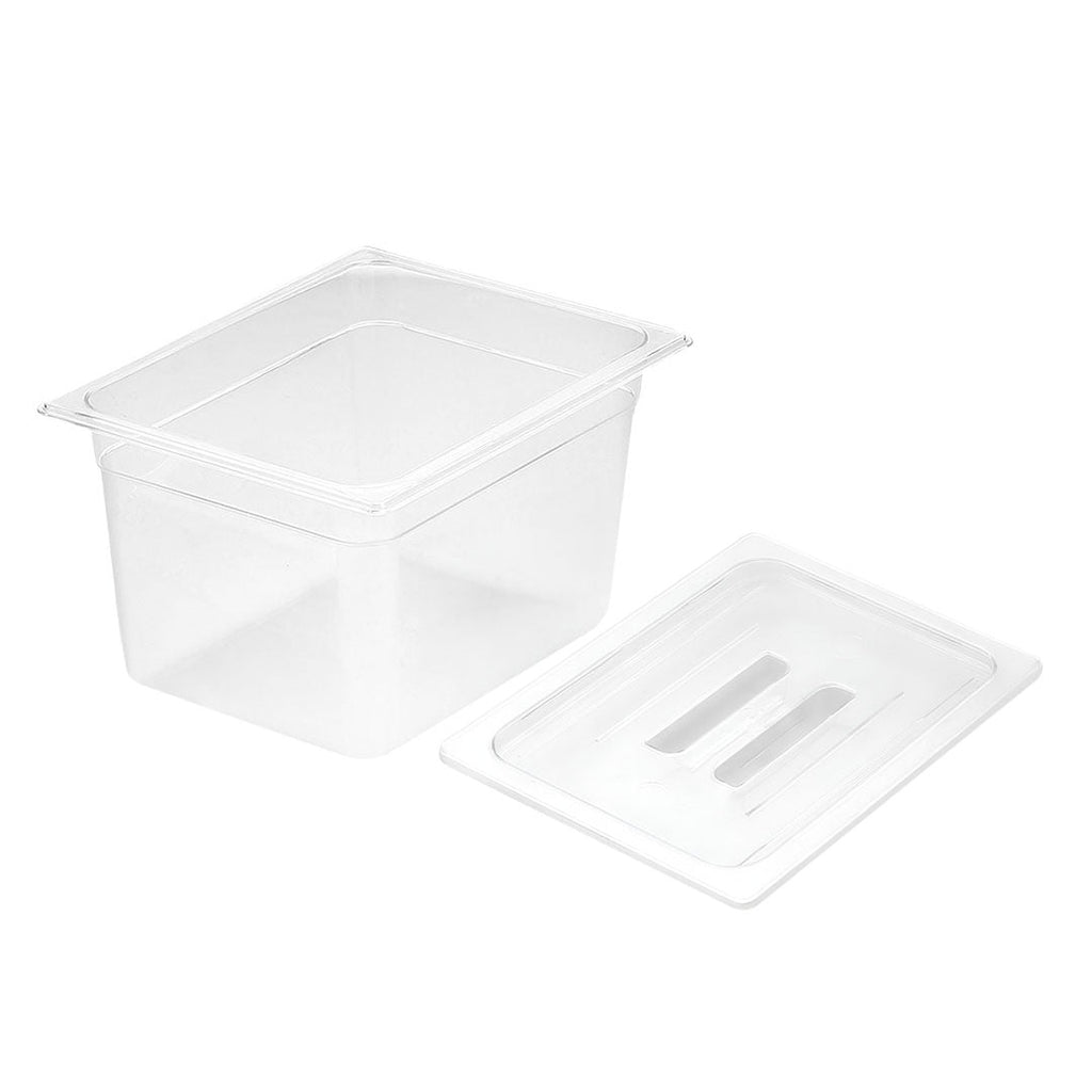 SOGA 200mm Clear Gastronorm GN Pan 1/2 Food Tray Storage with Lid $ 49.50