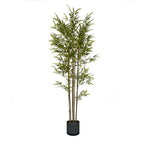 SOGA 180cm Lucky Bamboo Tree Bambusa Vulgaris Artificial Plant w/ 7 Branches Home Accent Decor $ 166.90