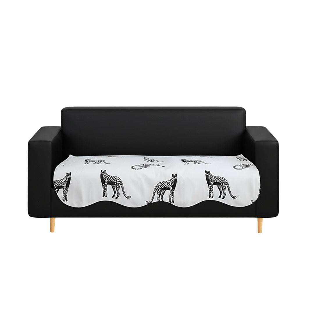 SOGA Three-Seater White Leopard Print 90x210cm Throw Blanket Sofa Cover $ 104