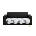 SOGA Three-Seater White Leopard Print 90x210cm Throw Blanket Sofa Cover $ 104