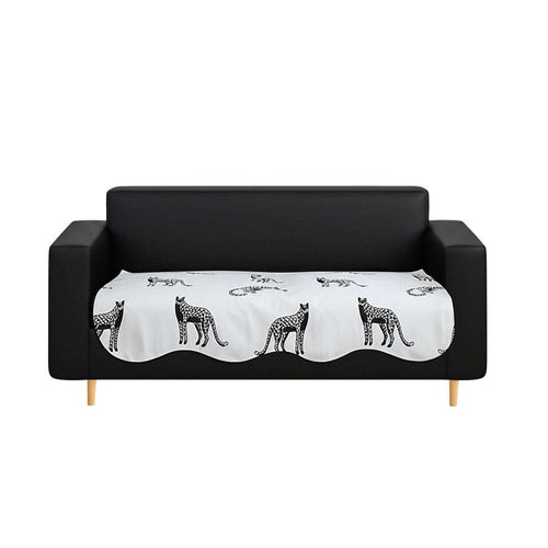 SOGA Three-Seater White Leopard Print 90x210cm Throw Blanket Sofa Cover $ 104