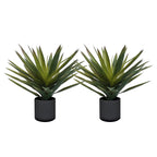 SOGA 2X 45cm Yucca Plant Giant Palm Lily Artificial Plant Tabletop Home Accent Decor $ 183.50