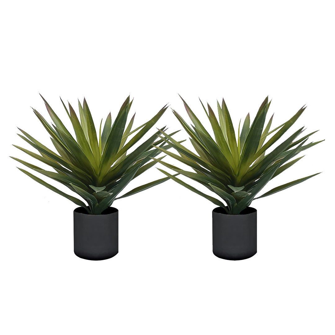 SOGA 2X 45cm Yucca Plant Giant Palm Lily Artificial Plant Tabletop Home Accent Decor $ 183.50