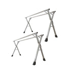 SOGA 2X 2m Portable Standing Clothes Drying Rack Foldable Space-Saving Laundry Holder Indoor Outdoor
