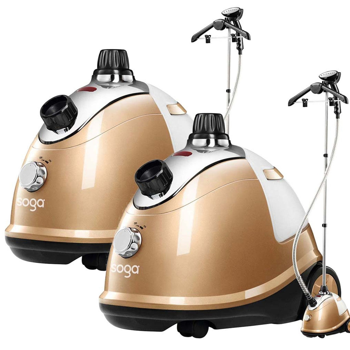 SOGA 2X Garment Steamer Portable Cleaner Steam Iron Gold
