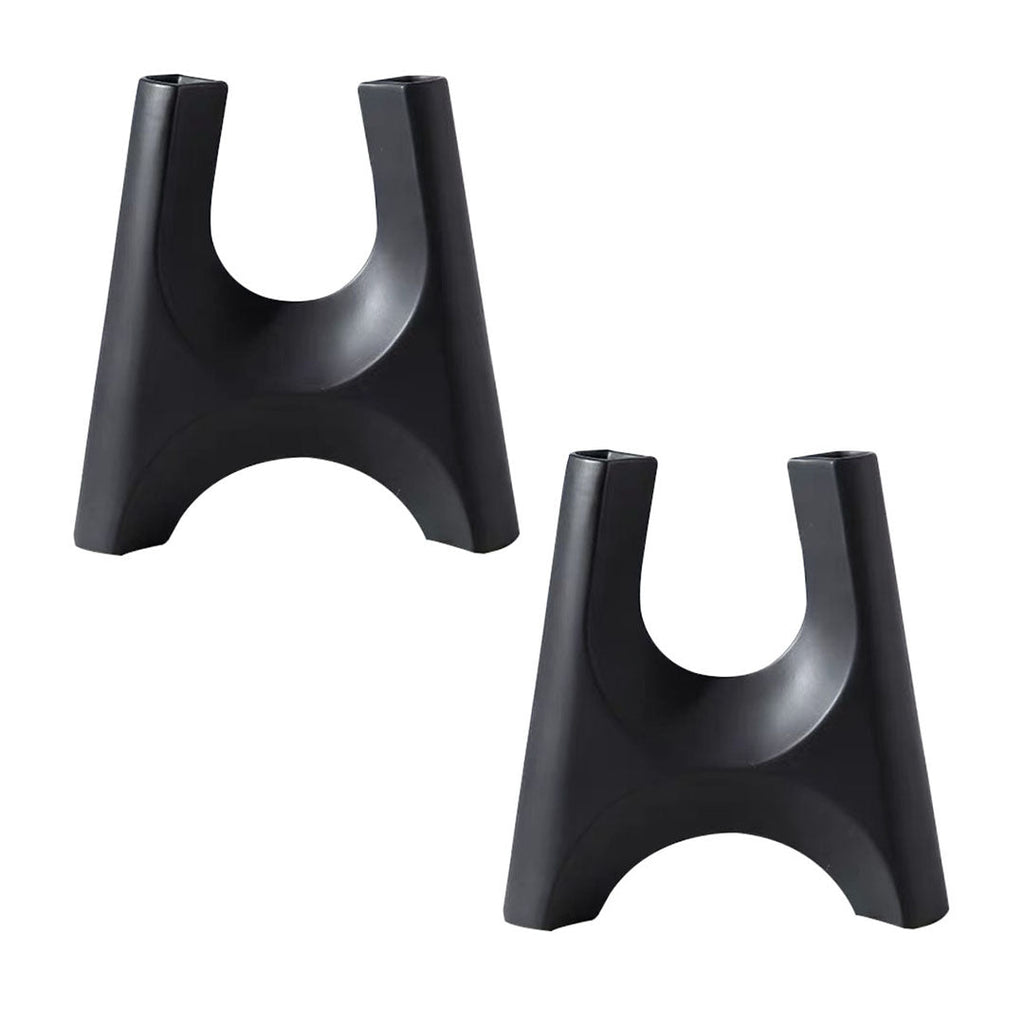 SOGA 2X 31x32cm Ornament Modern Minimalist Bottle Holder Stylish Cylindrical Stand and Plant Pots for Home Décor $ 163.90