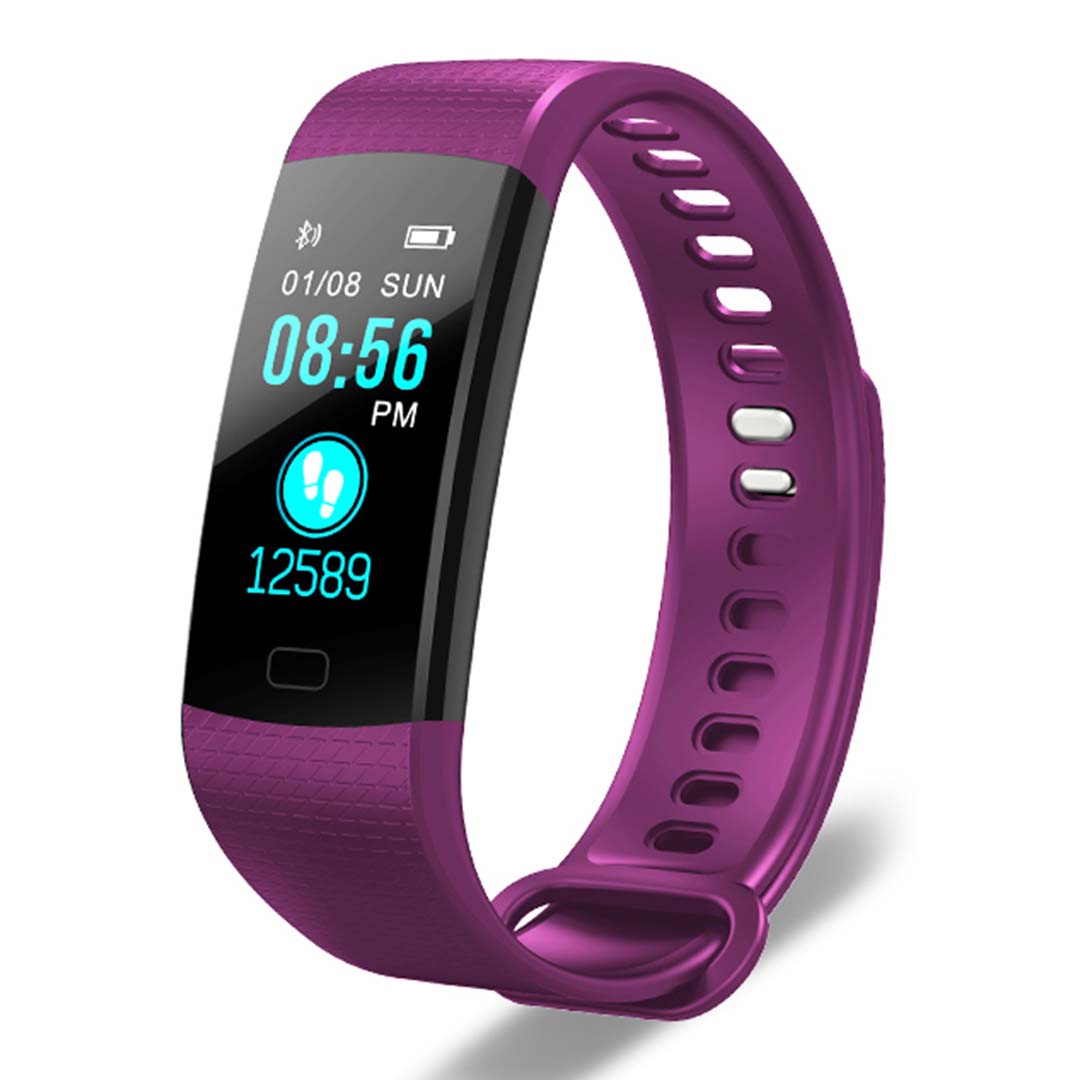 SOGA Sport Smart Watch Health Fitness Wrist Band Bracelet Activity Tracker Purple $ 66.90