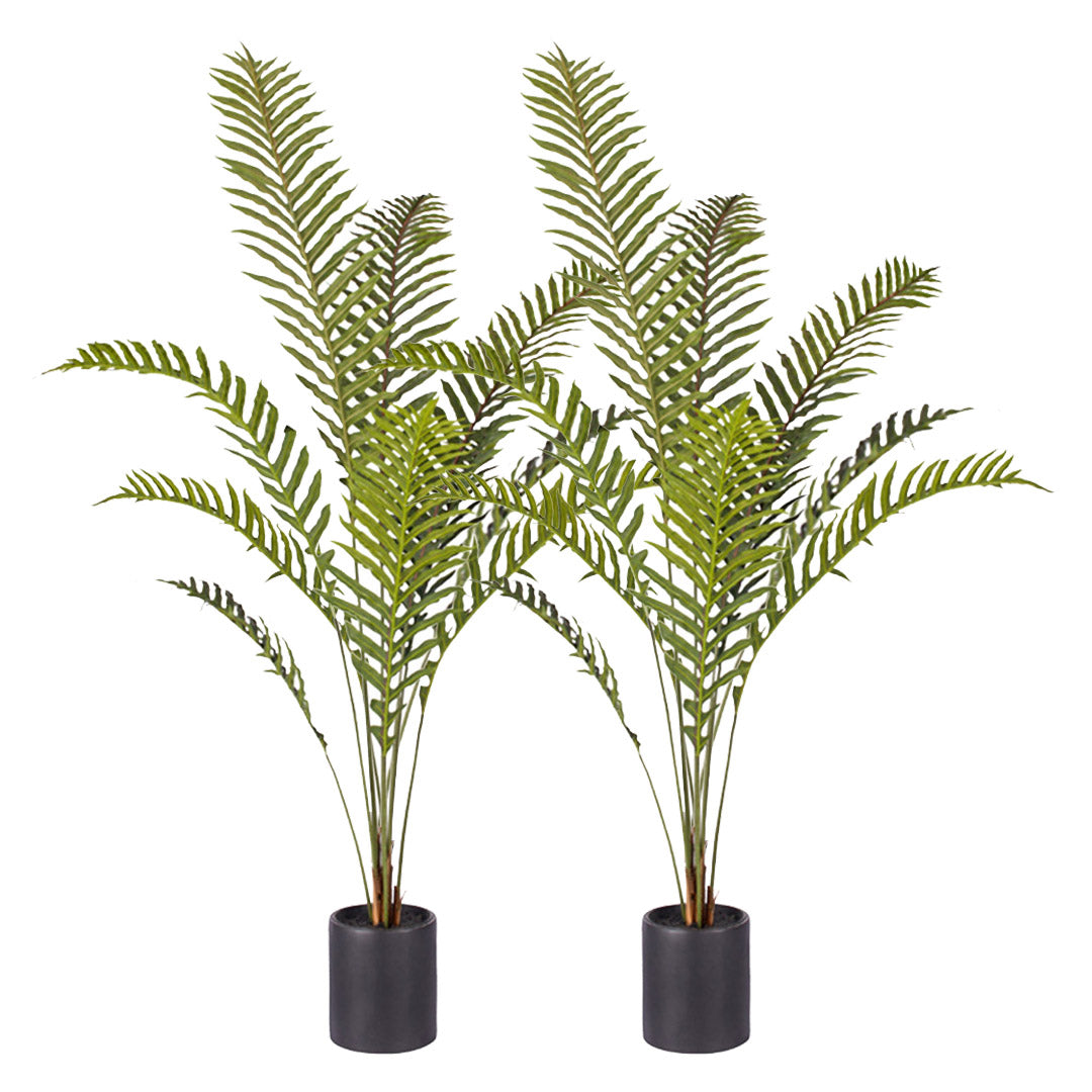 SOGA 2X 160cm Green Artificial Indoor Rogue Areca Palm Tree Fake Tropical Plant Home Office Decor $ 301.90