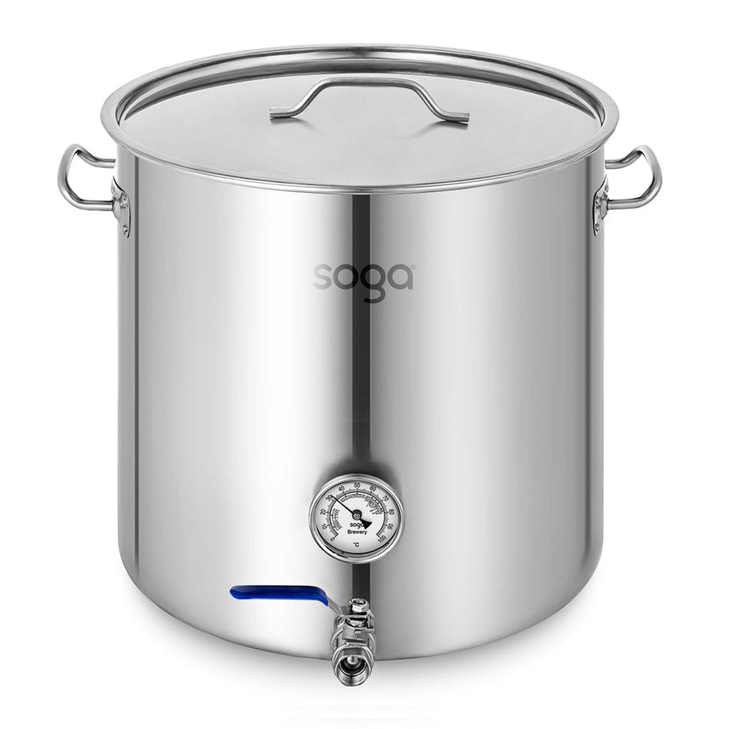 SOGA Stainless Steel Brewery Pot 71L With Beer Valve 45*45cm $ 341.50