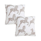 SOGA 2X 50cm White Decorative Horse Pattern Cushion Throw Pillow $ 142