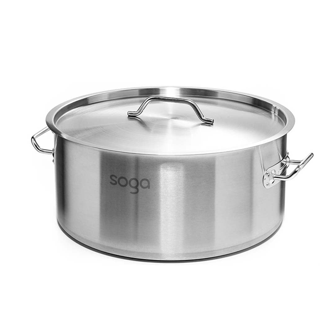 SOGA Stock Pot 32Lt Top Grade Thick Stainless Steel Stockpot 18/10 $ 178.90
