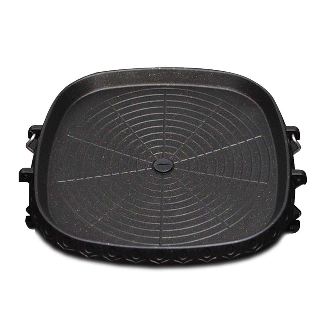 SOGA Portable Korean BBQ Butane Gas Stove Stone Grill Plate Non Stick Coated Square $ 55.50