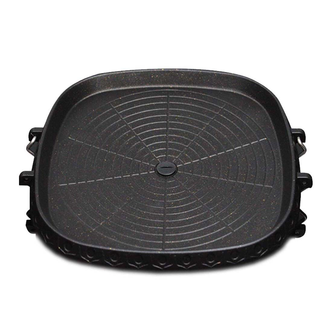 SOGA Portable Korean BBQ Butane Gas Stove Stone Grill Plate Non Stick Coated Square $ 55.50