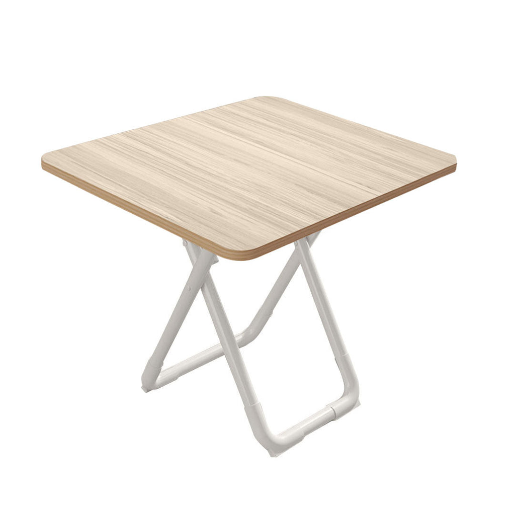 SOGA 80cm Light Square Table with White Legs Modern Design for Home Decor $ 102.50