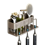 SOGA 21cm Wall-Mounted Bathroom Storage Organiser Space Saving Adhesive Shelf Rack $ 38.90