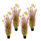 SOGA 4X 150cm Purple-Red Artificial Indoor Potted Papyrus Plant Tree Fake Simulation Decorative $ 717.90
