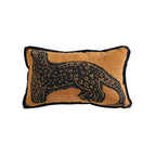 SOGA 30cm Stylish Golden Yellow Black Leopard Pattern Throw Pillow $ 68.90