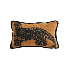 SOGA 30cm Stylish Golden Yellow Black Leopard Pattern Throw Pillow $ 68.90