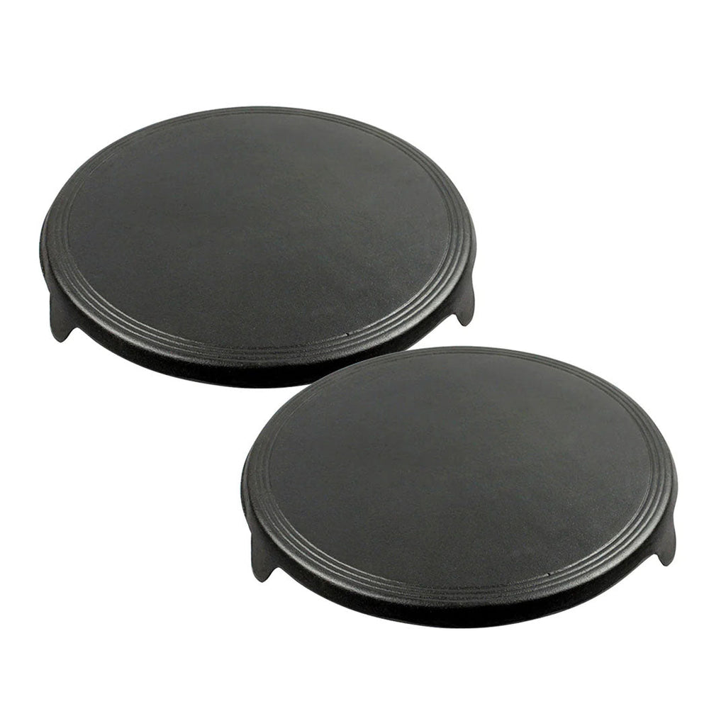 SOGA 2X 33CM Reversible Round Cast Iron Crepes Pan Baking Cookie Pancake Pizza Bakeware $ 150.90