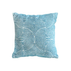 SOGA 50cm Blue Throw Pillow Geometric Indoor and Outdoor Corded for Home Decor