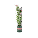 SOGA 103cm 4-Bar Plant Frame Stand Trellis Vegetable Flower Herbs Outdoor Vine Support Garden Rack with Rings $ 33.50