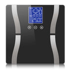 SOGA Glass LCD Digital Body Fat Scale Bathroom Electronic Gym Water Weighing Scales Black $ 33.50