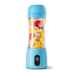 SOGA 380ml Portable Mini USB Rechargeable Handheld Fruit Mixer Juicer Blue $ 44.50