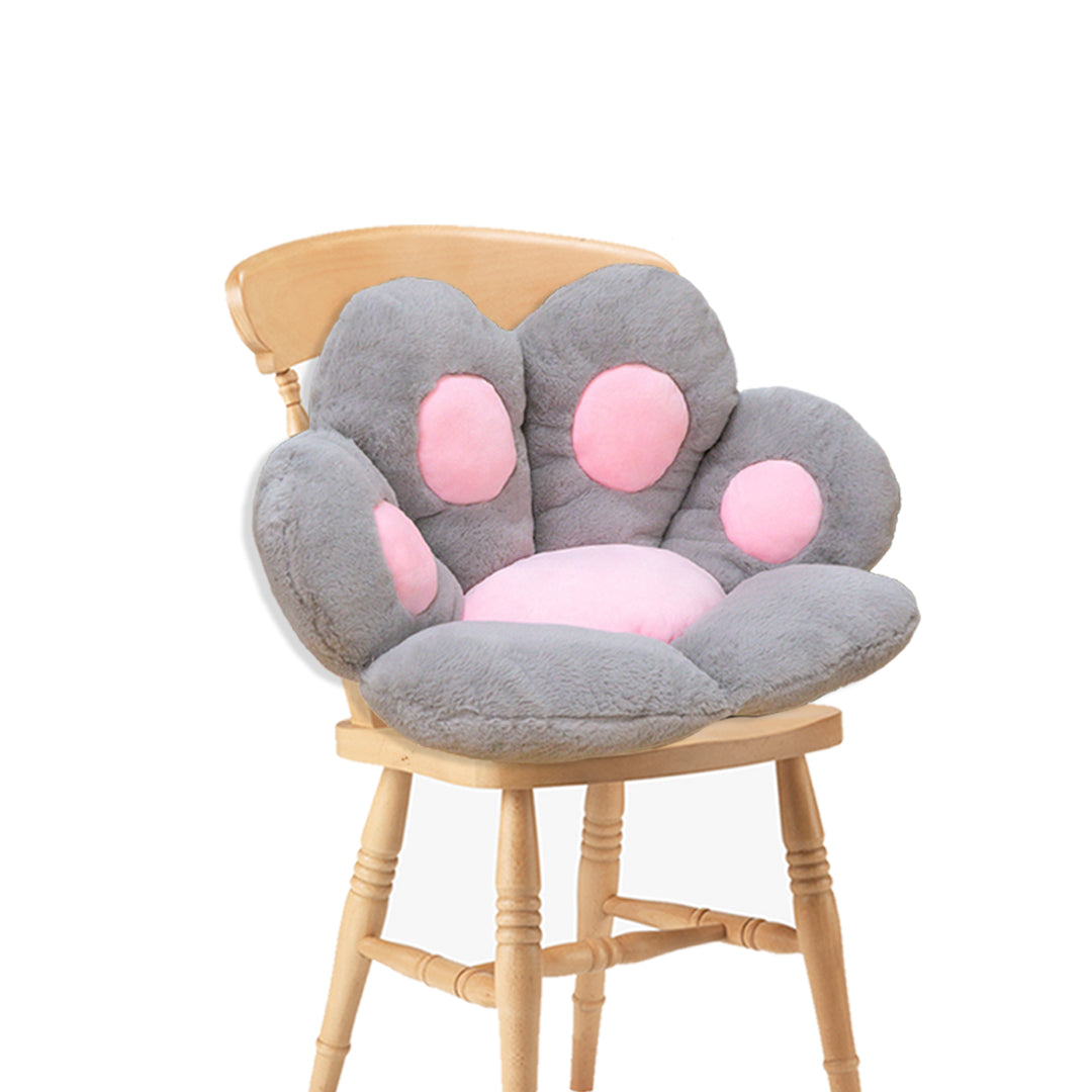 SOGA 80cm Grey Paw Shape Cushion Warm Lazy Sofa Decorative Pillow Backseat Plush Mat Home Decor $ 72.50