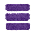 SOGA 3X 90x22 Purple Microfiber Flat Mop Floor Cleaning Pads Rotating Dust Remover $ 74.50