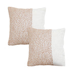 SOGA 2X 50cm Contemporary Beige Two-Tone Block Design Throw Pillow $ 133.90