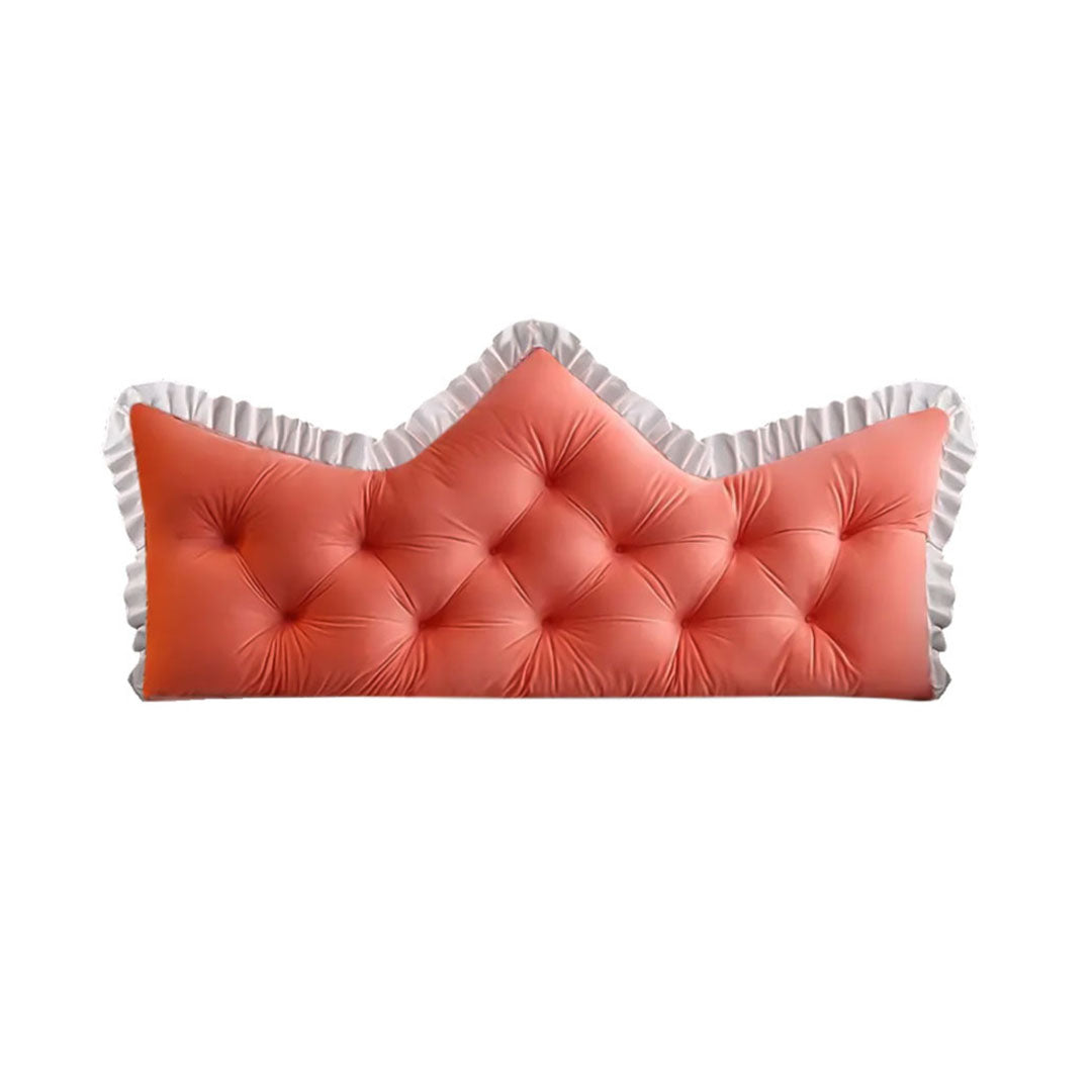 SOGA 120cm Crown Pillow Tufted Pink Headboard Cushion for Bed $ 58.90